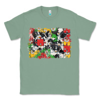 Sage Autism background Classic Tee - CowGirlArtShop