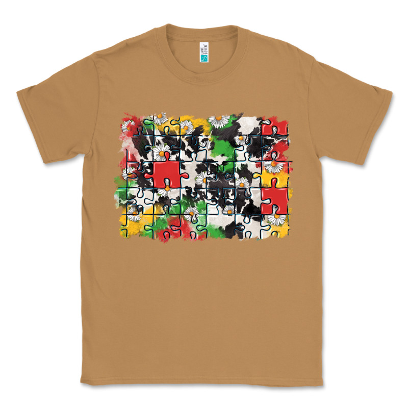 Autism Background Classic Tee by CowGirlArtShop | Teevron