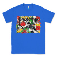 True Royal Autism background Classic Tee - CowGirlArtShop