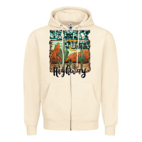 Sandshell honky tonk highway Zipper Hoodie - AdoDesignShop