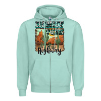 Seafoam honky tonk highway Zipper Hoodie - AdoDesignShop