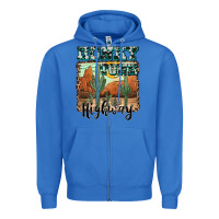 True Royal honky tonk highway Zipper Hoodie - AdoDesignShop