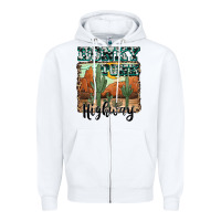 White honky tonk highway Zipper Hoodie - AdoDesignShop