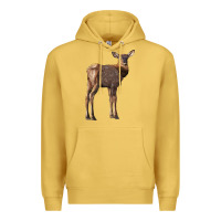 Antique Gold elk fawn deer Premium Hoodie - LillyAllenDesigns