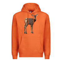 Carrot elk fawn deer Premium Hoodie - LillyAllenDesigns