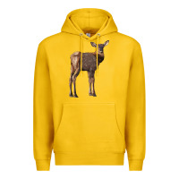 Lemon elk fawn deer Premium Hoodie - LillyAllenDesigns