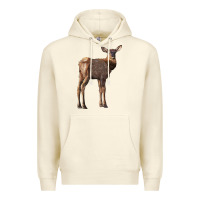 Sandshell elk fawn deer Premium Hoodie - LillyAllenDesigns