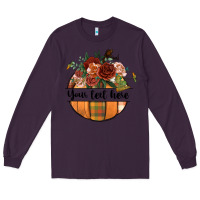 Plum preview customize floral pumpkin Long Sleeve Tee - BundleAndBundleShop
