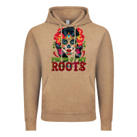 Vintage Coffee sugar skull woman proud of my roots Vintage Hoodie - BundleAndBundleShop