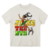 Cream juneteenth Heavy Core Tee - CowGirlArtShop