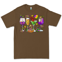 Cacao Mardi Gras wine glasses Premium Tee - HowdyJamesFarm