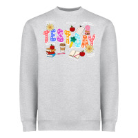 Heather Grey test day Heavyweight Sweatshirt - JahusDesignShop