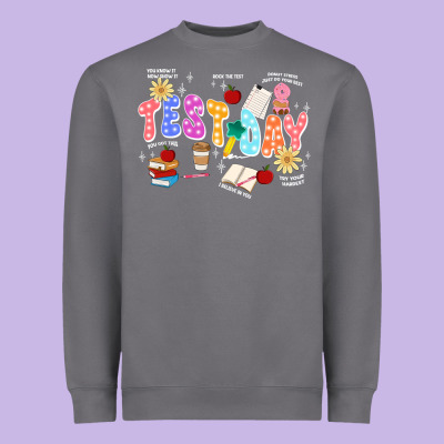 Test Day Heavyweight Sweatshirt Designed By Jahusdesignshop