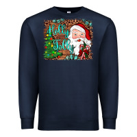 Navy holly jolly Premium Sweatshirt - JahusDesignShop