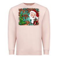 Pale Pink holly jolly Premium Sweatshirt - JahusDesignShop