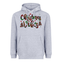 Heather Grey christmas vibes Heavyweight Hoodie - JahusDesignShop