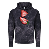 Cloud Black strawberries 1 Vintage Hoodie - BundleAndBundleShop