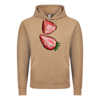 Vintage Coffee strawberries 1 Vintage Hoodie - BundleAndBundleShop