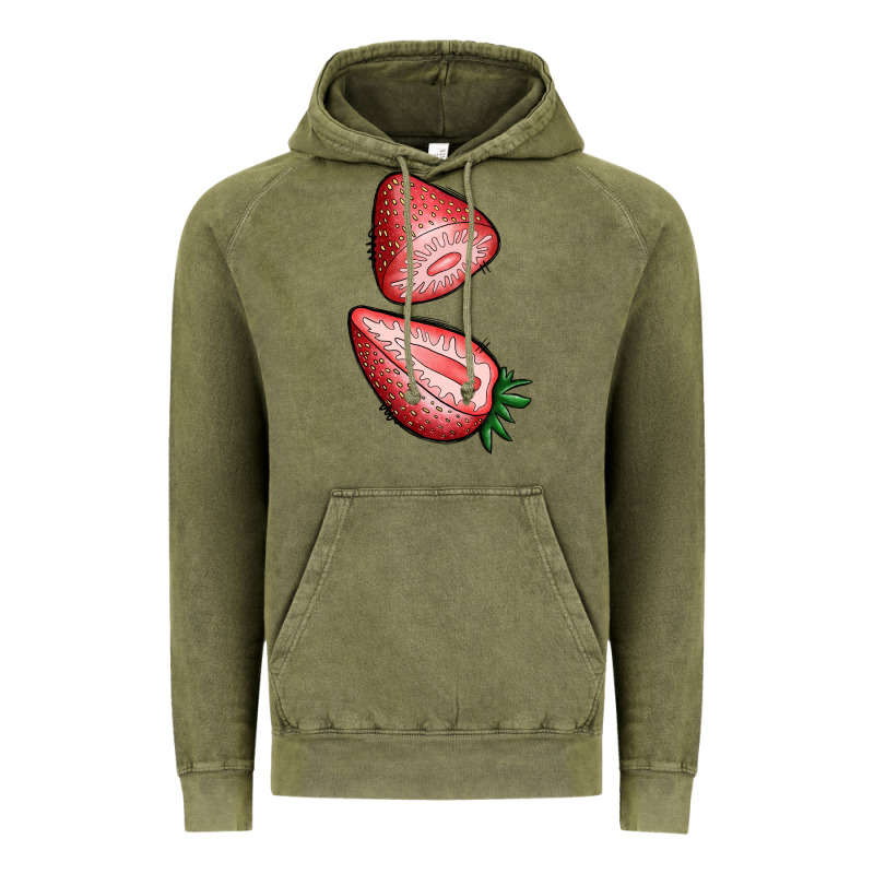 Strawberries 1 Vintage Hoodie by BundleAndBundleShop | Teevron