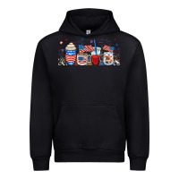 Black 4th of july coffe cups Urban Hoodie - RanaPortraitStore