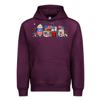 Mauve Wine 4th of july coffe cups Urban Hoodie - RanaPortraitStore