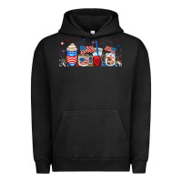 Pigment Black 4th of july coffe cups Urban Hoodie - RanaPortraitStore