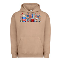 Pigment Burro 4th of july coffe cups Urban Hoodie - RanaPortraitStore