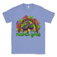 Colony Blue Mardi Gras rainbow and masks Classic Tee - HowdyJamesFarm