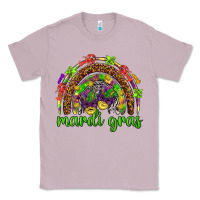 Lilac Mardi Gras rainbow and masks Classic Tee - HowdyJamesFarm