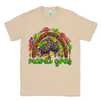 Mushroom Mardi Gras rainbow and masks Classic Tee - HowdyJamesFarm