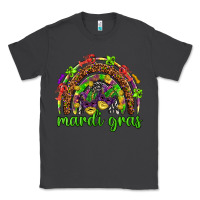 Smoke Mardi Gras rainbow and masks Classic Tee - HowdyJamesFarm