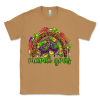 Toasted Coconut Mardi Gras rainbow and masks Classic Tee - HowdyJamesFarm