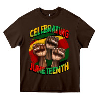 Chocolate Brown im celebrating juneteenth  (1) Heavy Core Tee - CowGirlArtShop