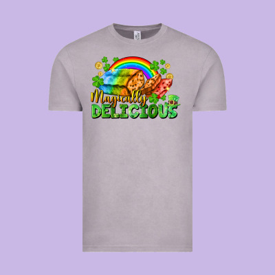 Magically Delicious St. Patricks Day Vintage Tee Designed By Fadigitalartstudio