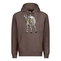 Coffee reindeer fawn deer Premium Hoodie - LillyAllenDesigns