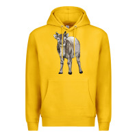 Lemon reindeer fawn deer Premium Hoodie - LillyAllenDesigns