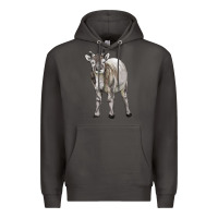 Smoke reindeer fawn deer Premium Hoodie - LillyAllenDesigns