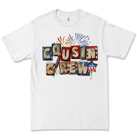 White Cousin crew 4th of july Premium Tee - CowGirlArtShop