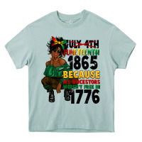 Juneteenth 1865 Because My Ancestors Heavy Core Tee | Teevron