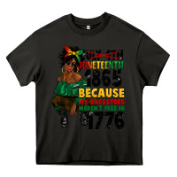 Asphalt juneteenth 1865 because my ancestors Heavy Core Tee - CowGirlArtShop