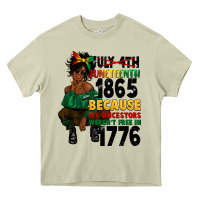 Mossy juneteenth 1865 because my ancestors Heavy Core Tee - CowGirlArtShop