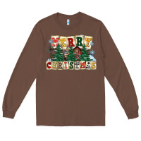 Chestnut merry christmas Long Sleeve Tee - FaDigitalArtStudio