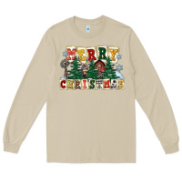 Mushroom merry christmas Long Sleeve Tee - FaDigitalArtStudio