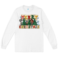 White merry christmas Long Sleeve Tee - FaDigitalArtStudio