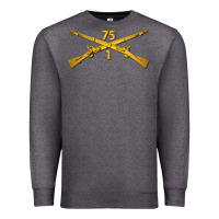 Charcoal Heather 1st bn 75th infantry regiment ranger branch wo txt Premium Sweatshirt - maiPhamDesign