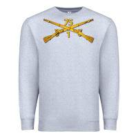 Heather Grey 1st bn 75th infantry regiment ranger branch wo txt Premium Sweatshirt - maiPhamDesign