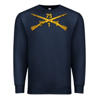 Navy 1st bn 75th infantry regiment ranger branch wo txt Premium Sweatshirt - maiPhamDesign