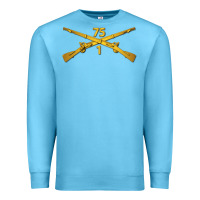 Ocean Blue 1st bn 75th infantry regiment ranger branch wo txt Premium Sweatshirt - maiPhamDesign