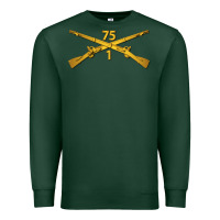 Sports Green 1st bn 75th infantry regiment ranger branch wo txt Premium Sweatshirt - maiPhamDesign