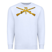 White 1st bn 75th infantry regiment ranger branch wo txt Premium Sweatshirt - maiPhamDesign